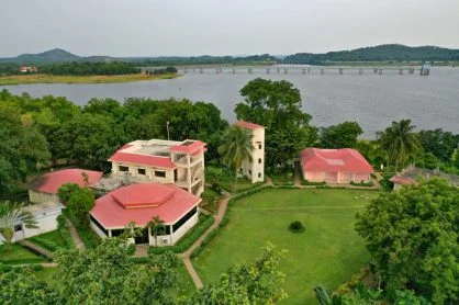 Peerless Resort Mukutmanipur drone view